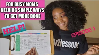 Help This Busy Mom Be More Productive Easy Meal Planning Template