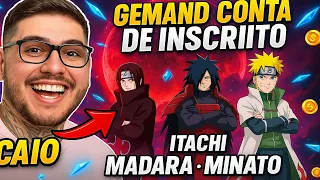 GEMANDO CONTA DE INSCRITO! SÓ PAREI QUANDO PEGOU OS 3! ITACHI, MADARA E MINATO