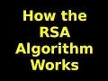 How the RSA Algorithm Works Part 1 of 2