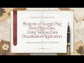 Analysis of Google Play Store Apps Data Using Tableau Data Visualization