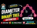 Diameter of Binary Tree Brute Force vs Optimal LeetCode 543