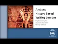 Learn More about the Ancient History-Based Writing Lessons Combo