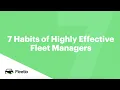 Want to be a better Fleet Manager Fleet Management Tips