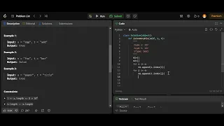 Leet code Isomorphic Strings python easy solution