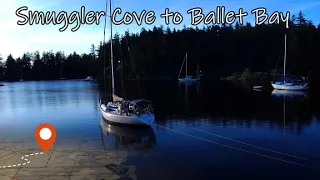 Extreme kayaking at Smuggler Cove and hiding out in Ballet Bay