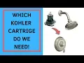 Which Kohler Shower Cartridge Do You Need