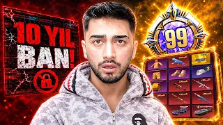 99 KOLEKSİYON 10 YIL BAN YEMİŞ! 10 YIL BAN YEMİŞ PUBG Mobile HESAPLARINA GİRDİM! #2