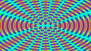 Interesting pattern using Ripple and Wave Interference in Python