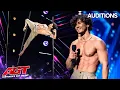 POWERFUL performance from Ukrainian aerialist Oleg Australia s Got Talent 2022