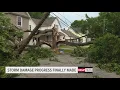 Downed trees powerlines leave Grand Rapids man trapped in home for almost 2 days
