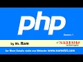 PHP Introduction Online Training Session 1 by Mr Ram