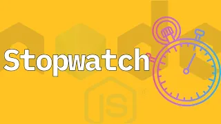 Build a Simple Stopwatch in Node js - Beginner Tutorial