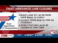 TxDOT announces Amarillo lane closures for the week of -