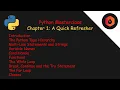 Chapter 1 - A Quick Refresher Python 3 Masterclass