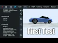 FIRST TEST BASIC CAR PHYSICS ITsMagic Engine