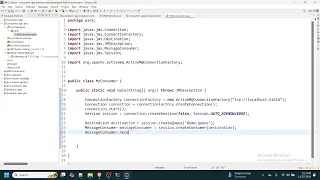 JMS Consumer application development JMS Client ActiveMQ JMS Tutorial