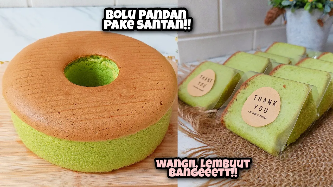 4 TELUR BISA BIKIN BOLU PANDAN PAKE SANTAN YG LEMBUUT, SUPER MOIST, ENAK BGT!! 4 TELUR BISA BIKIN BOLU PANDAN PAKE SANTAN YG LEMBUUT, SUPER MOIST, ENAK BGT!!