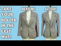 Easily Tailor Take In Your Boxy Blazer Or Jacket For A BETTER FIT