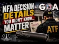 Lawyer explains NFA decision details you need to know