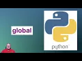 Python keyword reference GLOBAL
