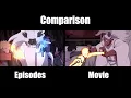 Download Lagu Naruto and Sasuke VS Momoshiki and Kinshiki - The Boruto (Episodes VS Movie) Comparison Side by Side