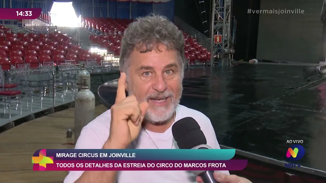 Mirage Circus em Joinville: todos os detalhes da estreia do circo do Marcos Frota