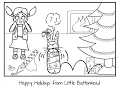 Free Christmas Coloring Page Download