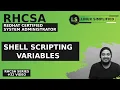 RHCSA How are VARIABLES used in Shell Scripting in Redhat Linux Tamil