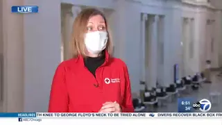 ABC 7 Great Chicago Blood Drive - Joy Squier Cheryl Scott