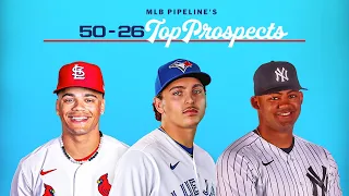 The TOP MLB Prospects entering 2024 Nos 26-50