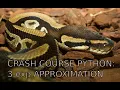 python crash course 3 exponential approximation