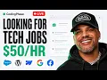 Web Developer Looking For Tech Jobs Live