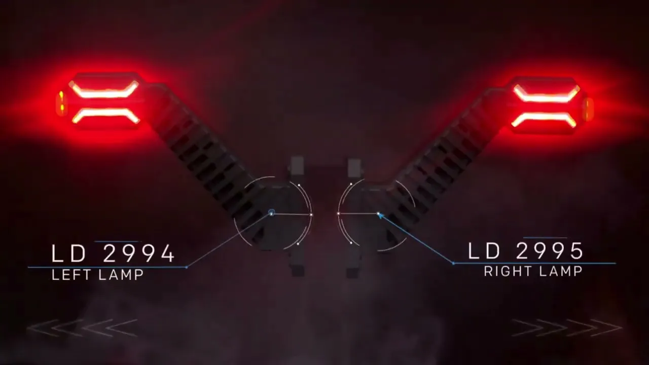 Video: LED breedtelamp rechts 12-24v | MB-6002RWA
