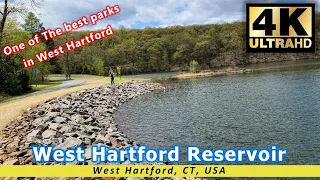 West Hartford Reservoir in 4K - The best park in West Hartford 4K CT USA