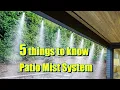 5 things to know Mist System vs Newair Mist FAN How to COOL OFF a Patio or a during Scorching summer