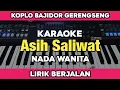 Download Lagu Karaoke - Asih Saliwat nada wanita koplo bajidor gerengseng lirik Berjalan | Yamaha SX600