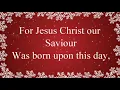 God Rest You Merry Gentlemen with Lyrics Christmas Carol Song