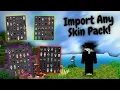 How To Import ANY SKIN PACK In Minecraft Bedrock Edition in 2025 Windows 11 After 1 21 41
