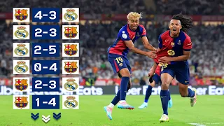 صراع الكبار ريال مدريد وبرشلونة في آخر 12 كلاسيكو مواجهة نارية تعليق عربي 4k 