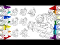 How To Color All The Gargantuar Zombie Characters - Coloring Pages PvZ2