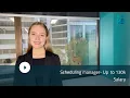 Scheduling manager - Up to 130k Salary