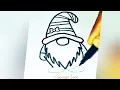 Cute Little Gnome Coloring Pages for Kids