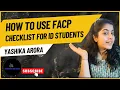 HOW TO USE FACP Functional Assessment Checklist for Programming FOR IDD - YASHIKA ARORA
