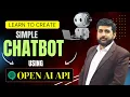 Build Your FIRST AI Chatbot with Python and OpenAI API AI chatbot Python Chatbot