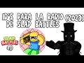 ID s Para la Radio de Slap Battles 2023 Todos Funcionan