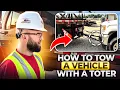 How to Tow a Vehicle with a Toter