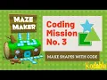 Make Mazes with Math Kodable Coding Mission No 3 Beginner Coding Activity