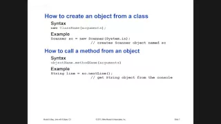 ITC 115 OOP with Java