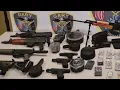 Northwest Indiana police confiscate cache of guns cash and illegal drugs in 2 major raids
