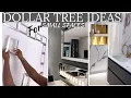 DOLLAR TREE SMALL SPACES With FRAMES in LIVING ROOM BATHROOM New Ways to use them
